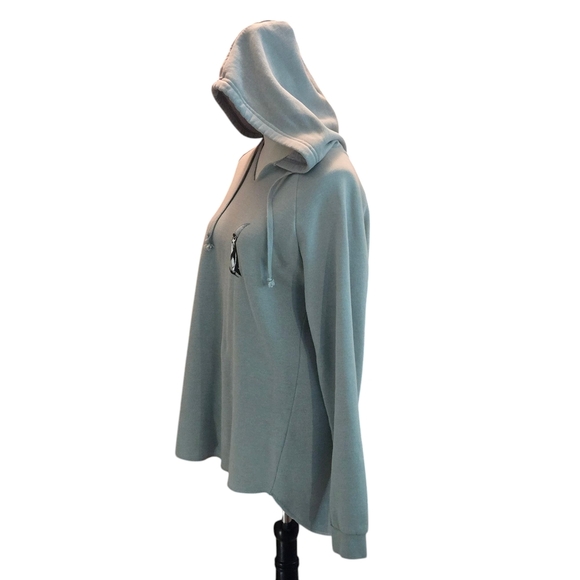 Independent Trading Company Hoodie Graphic Sweatshirt Light Sage Women size L - Picture 2 of 14